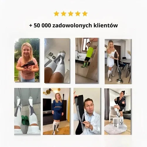 Zenstride® Oddychające skarpetki uciskowe na nogi i stopy bez bólu