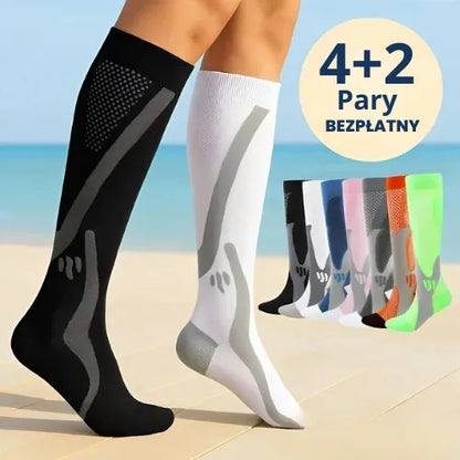 Zenstride® Oddychające skarpetki uciskowe na nogi i stopy bez bólu