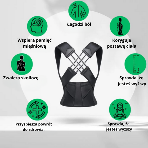 Korektor Postawy – Stój prosto. Odciąż plecy. Poczuj różnicę już od pierwszego dnia.